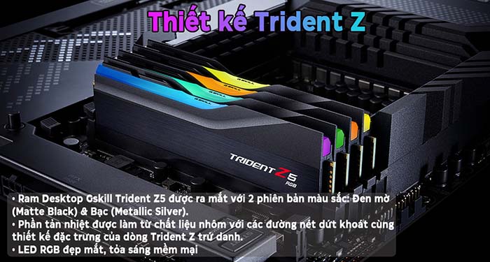 TNC Store RAM G SKILL Trident Z5 RGB Silver F5 5600J4040C16GX2 TZ5R