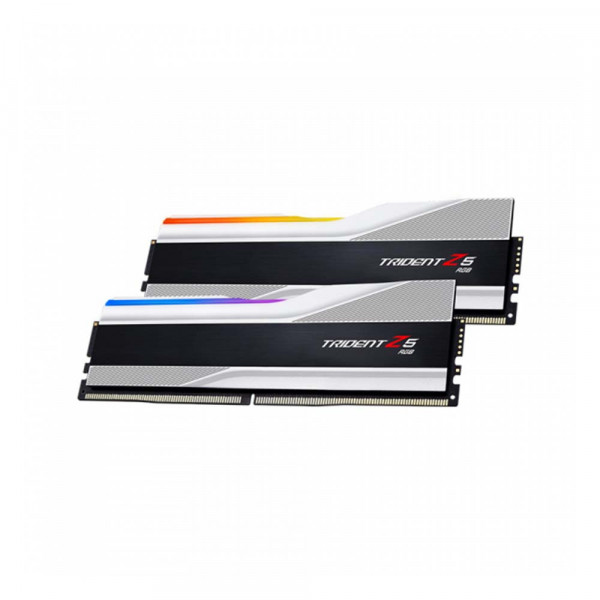 RAM G SKILL Trident Z5 RGB Silver - 32GB(16GBx2) DDR5 6000Mhz F5-6000J3238F16GX2-TZ5RS