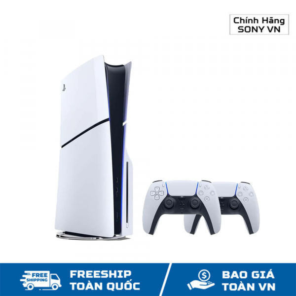 Máy Chơi Game Sony Playstation 5 Slim (PS5 Slim) - Chính Hãng - ASIA-00479 - Dualsense Bundle