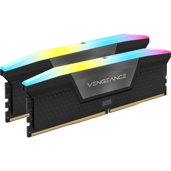 Ram Corsair VENGEANCE RGB 32GB (2x16GB) 5600MHz Black (CMH32GX5M2B5600C36K)