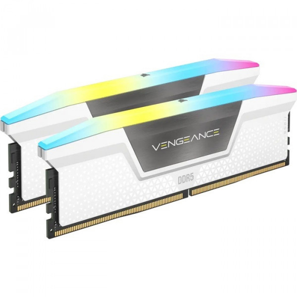 Ram Corsair VENGEANCE RGB 32GB (2x16GB) 5600MHz White (CMH32GX5M2B5600C36WK)