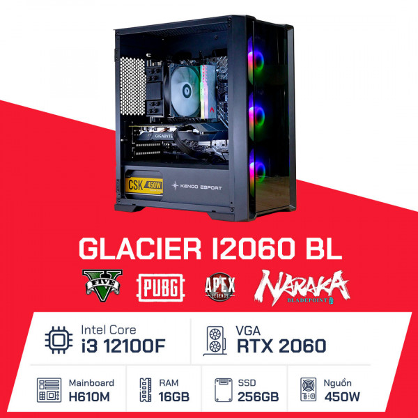 PC Gaming - Glacier I2060 - BL