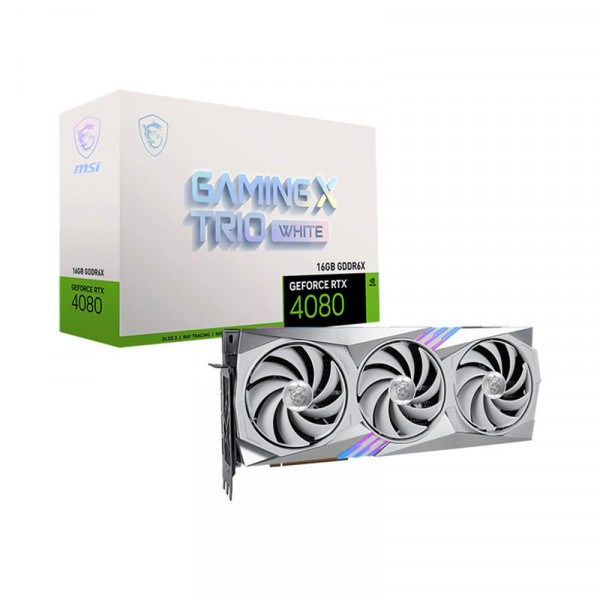 Card Màn Hình MSI GeForce RTX 4080 Gaming X Trio White 16GB