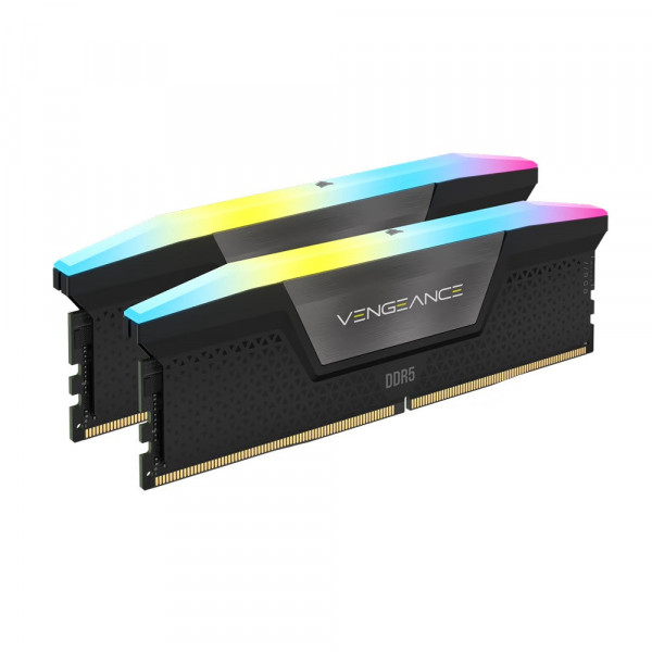 Ram Corsair VENGEANCE RGB 32GB (2x16GB) 5600MHz Black (CMH32GX5M2B5600C40K)