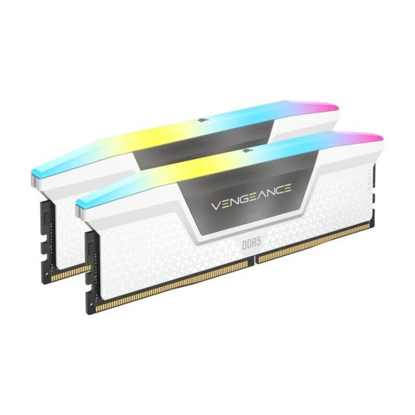 Ram Corsair VENGEANCE RGB 32GB (2x16GB) 5600MHz White (CMH32GX5M2B5600C40WK)