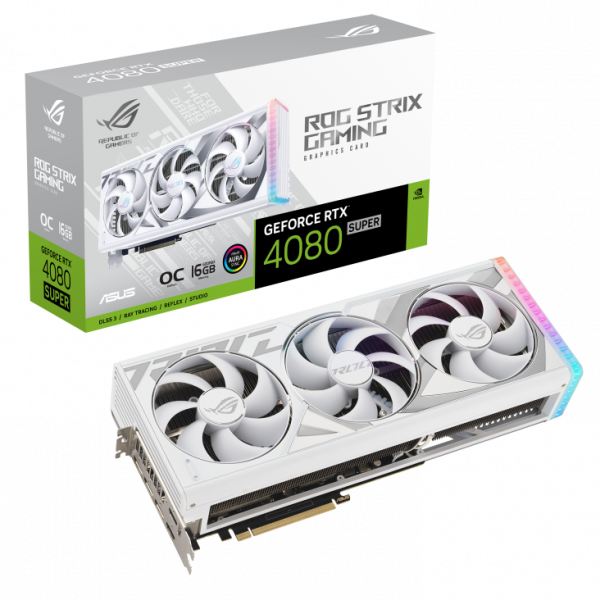Card Màn Hình Asus Rog Strix Geforce RTX 4080 Super 16GB GDDR6X OC Edition White