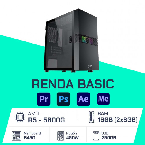PC Đồ Họa - Renda Basic - R5-5600G
