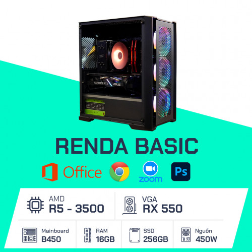 PC Đồ Họa - Renda Basic - R5 3500