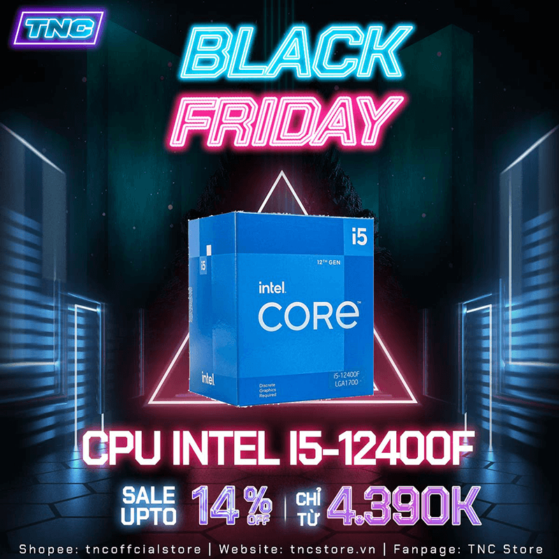 Intel Core i5-12400F Tray Processor 6C 12T LGA 1700
