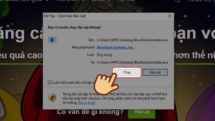 cách chơi game among us trên máy tính