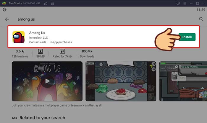 cách chơi game among us trên máy tính