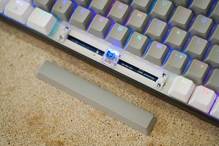 Bàn phím cơ E-DRA EK384 Triple Mode Blue Switch