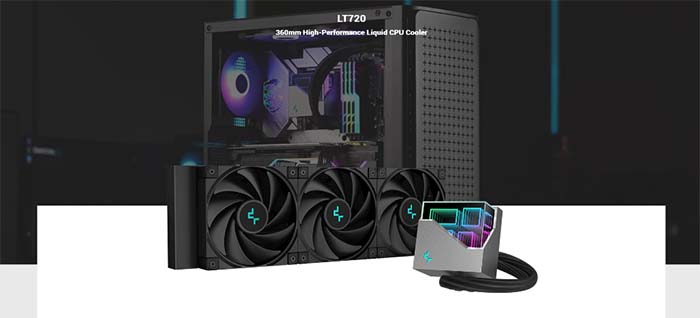 TNC Store Tản Nhiệt Nước Deepcool LT720 Black High