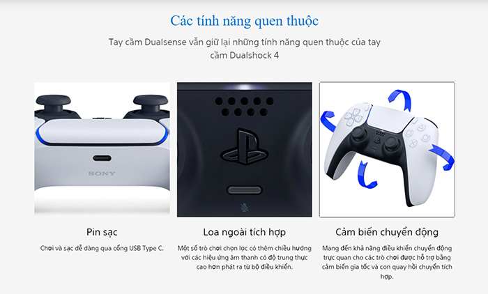 TNC Store Tay cầm Sony PS5 Dualsense White