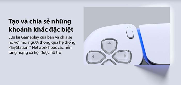 TNC Store Tay cầm Sony PS5 Dualsense White