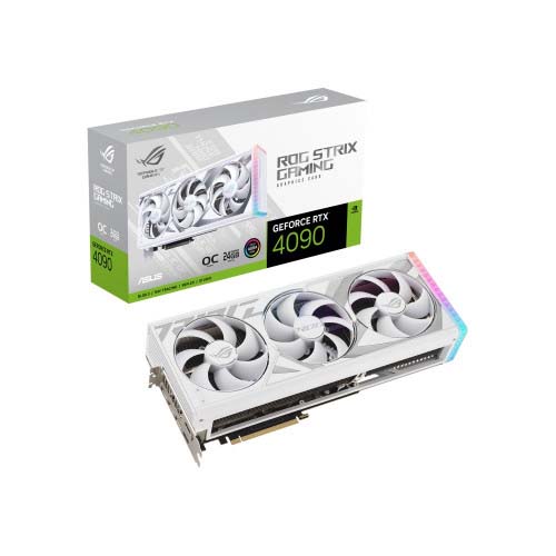 TNC Store Card màn hình Asus ROG Strix RTX 4090 White OC Edition 24GB Gaming