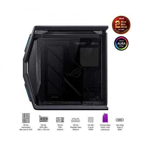 TNC Store Vỏ case Asus ROG Hyperion GR701
