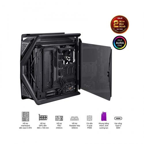 TNC Store Vỏ case Asus ROG Hyperion GR701