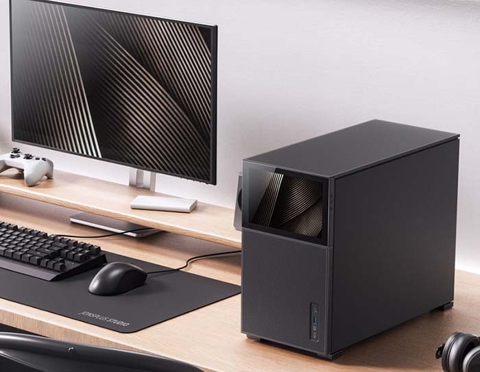 TNC Store Vỏ case Jonsbo D31 Mesh Black