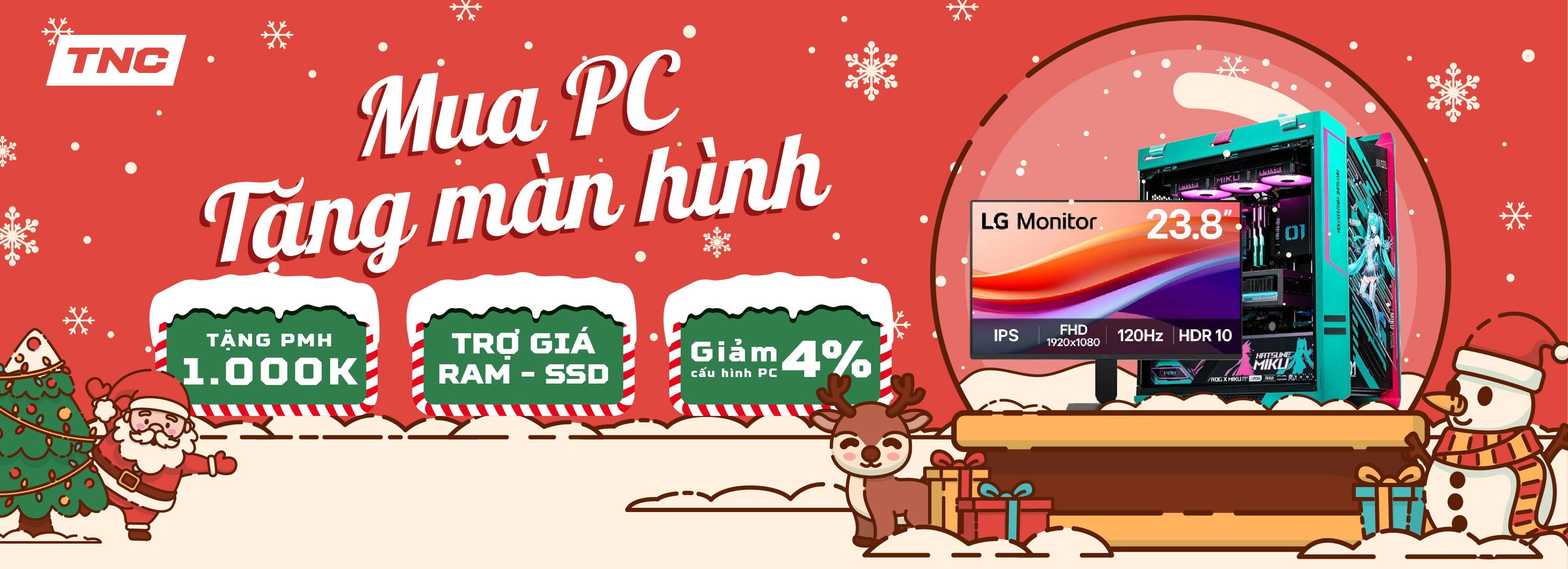 Mua PC tặng màn hình