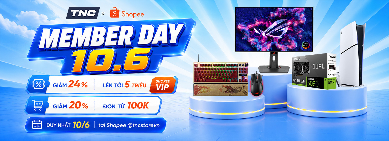 Banner Mùa Hè Xanh Shopee PC
