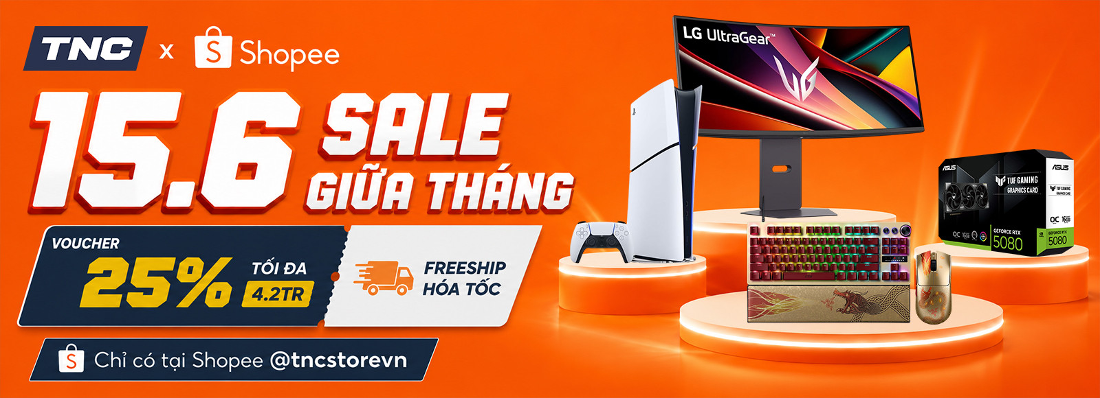 Banner Mùa Hè Xanh Shopee PC