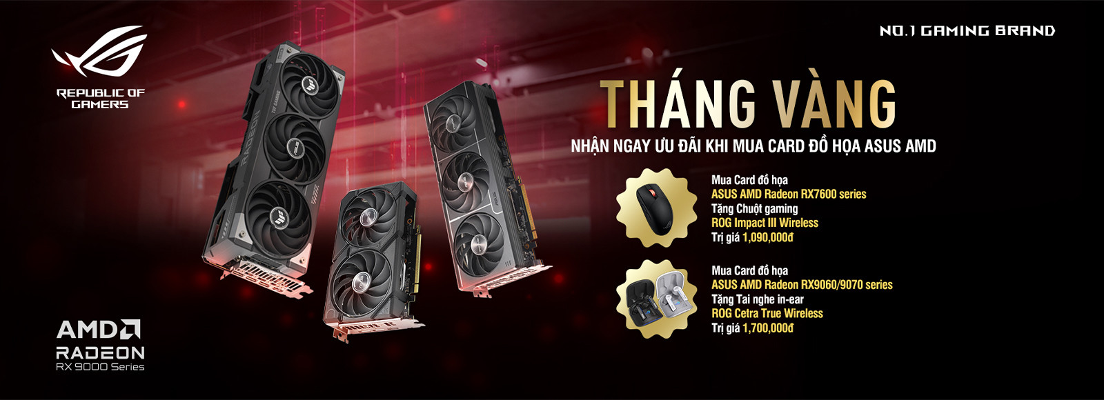 Ưu đãi mua VGA ASUS AMD