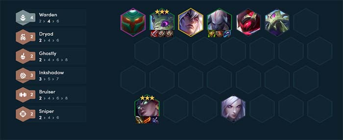 DTCL mùa 11 Build đội hình Thần Rừng Mặc Ảnh leo rank Cao Thủ