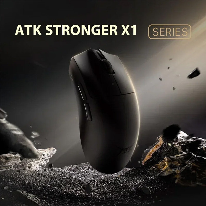 TNC Store Chuột Không Dây ATK Blazing Sky X1 PRO MAX Tri Mode Màu Đen