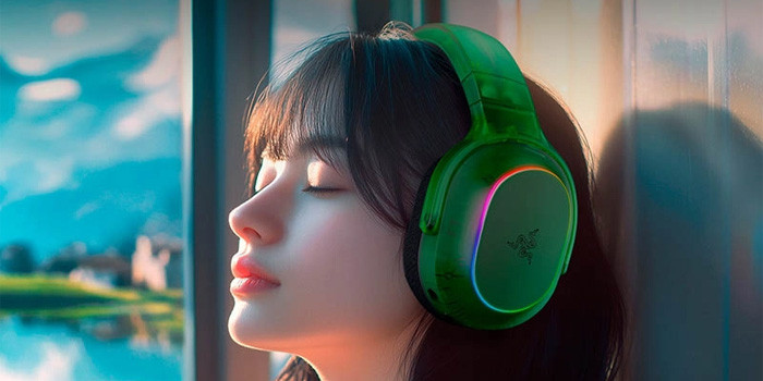 TNC Store Tai Nghe Gaming Razer Barracuda X Chroma - Phantom Green