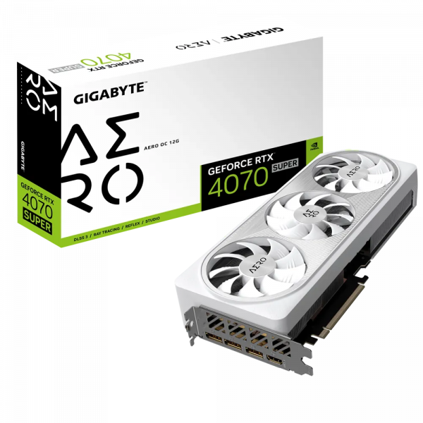 TNC Store Card Màn Hình Gigabyte GeForce RTX 4070 Super Aero OC 12G White