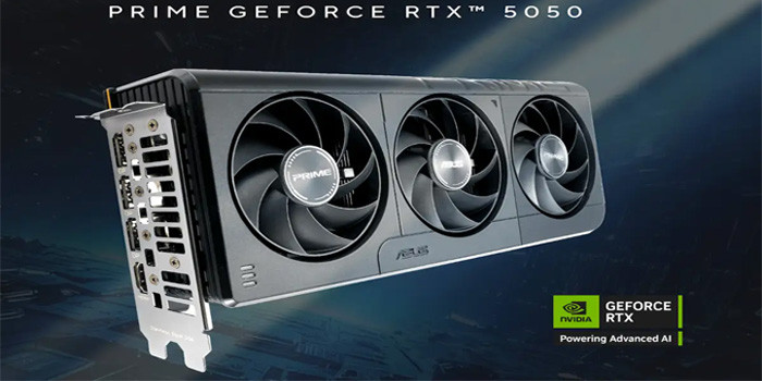 TNC Store Card Màn Hình ASUS Prime GeForce RTX 5050 8GB GDDR6 OC Edition