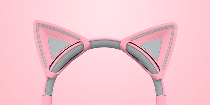 TNC Store Tai Nghe Gaming Razer Kraken Kitty V2 Kitty Ears - White (RZ04-04730600-R3M1)
