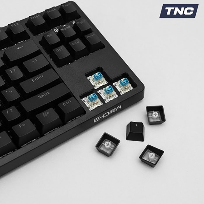 TNC Store Bàn phím cơ E-DRA EK387 V2 TKL Blue Switch