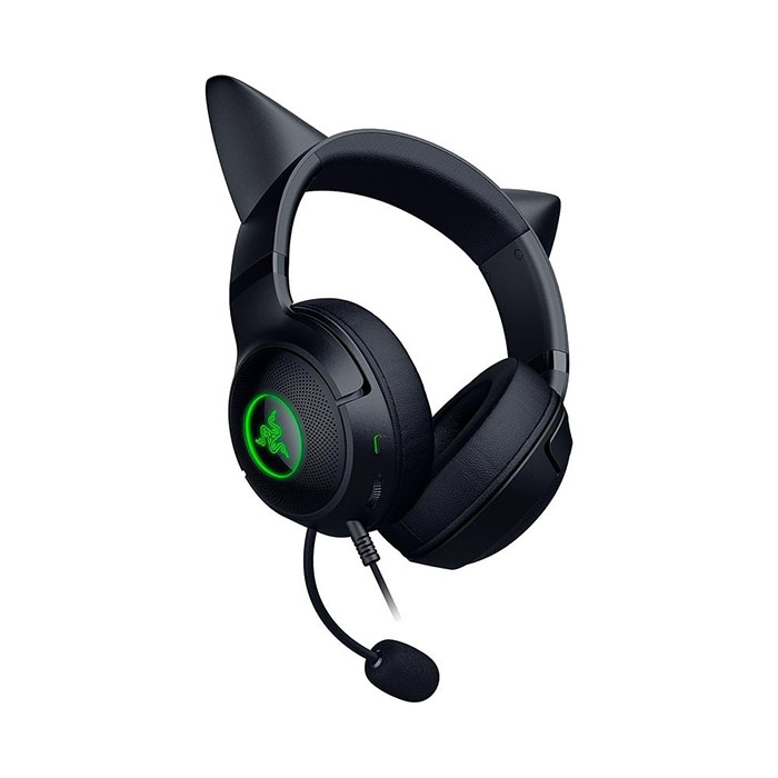 TNC Store Tai Nghe Chùm Đầu Razer Kraken Kitty V2 Đen