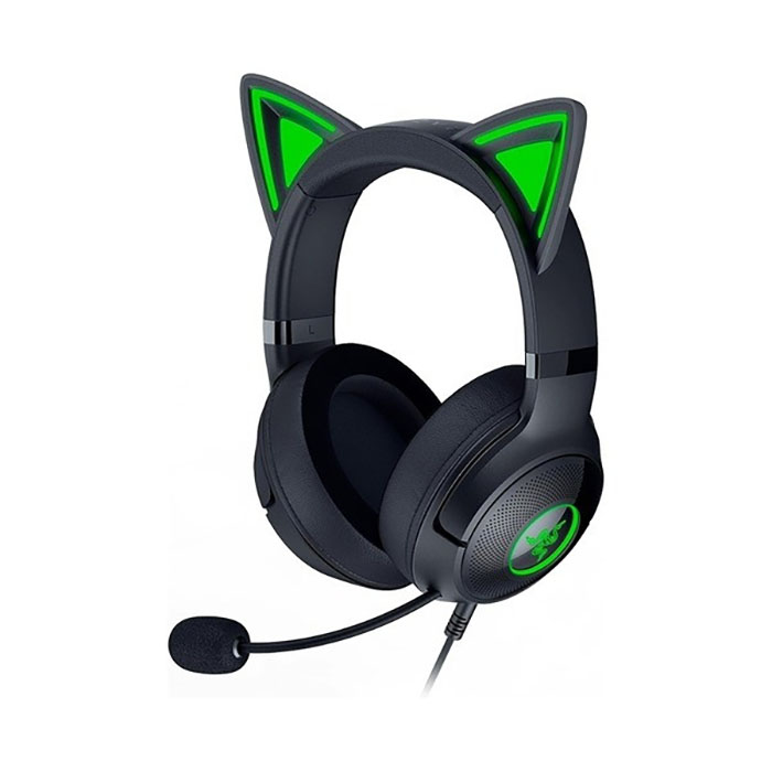 TNC Store Tai Nghe Chùm Đầu Razer Kraken Kitty V2 Đen