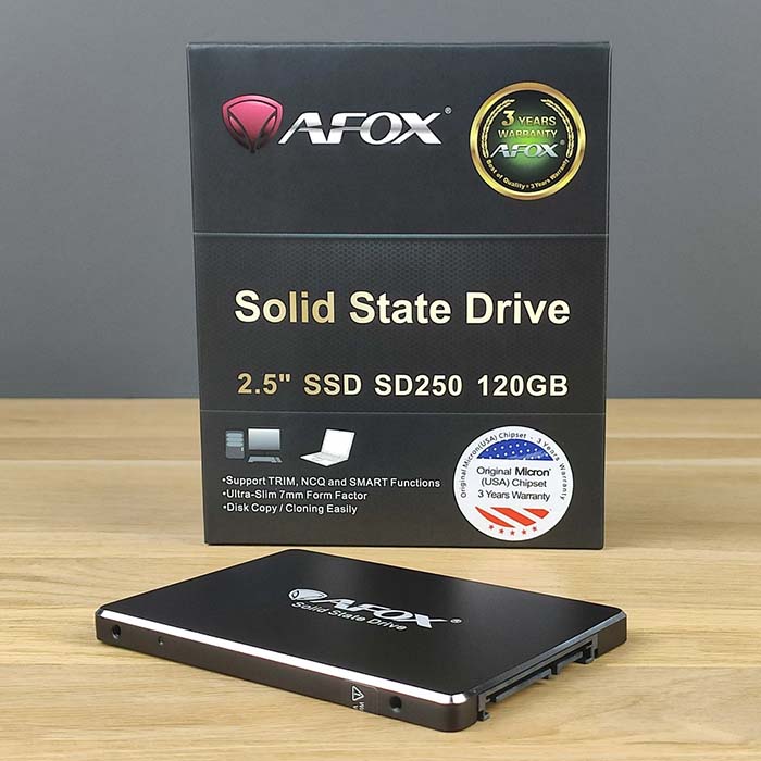 TNC Store Ổ cứng SSD AFOX SD250 120GB Sata III (AFSN8T3BN120G)