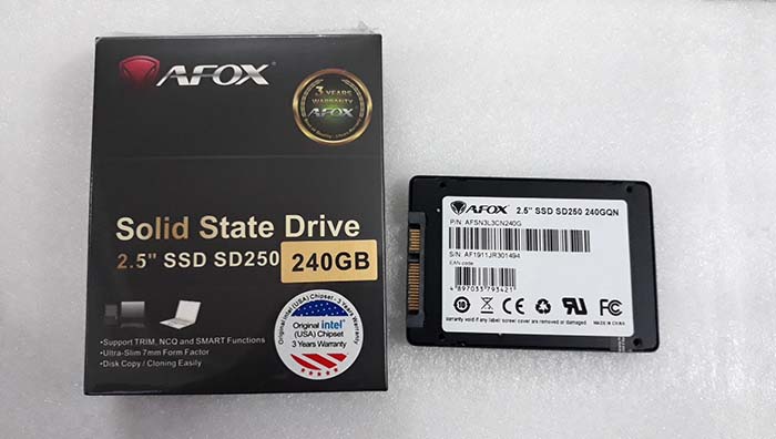 TNC Store Ổ cứng SSD AFOX SD250 240GB Sata III (AFSN8T3BN240G)