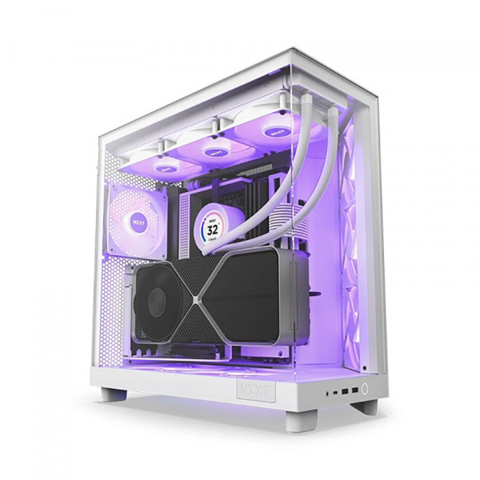 TNC Store Vỏ Case NZXT H6 Flow RGB White