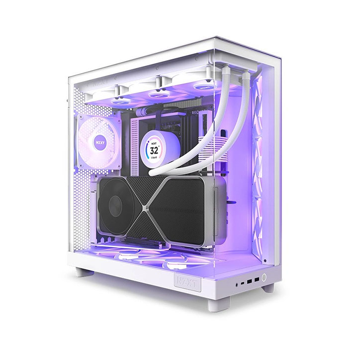 TNC Store Vỏ Case NZXT H6 Flow RGB White