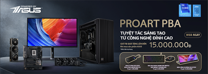 Asus ProArt PBA – Tuyệt Tác Sáng Tạo Từ Công Nghệ Đỉnh Cao