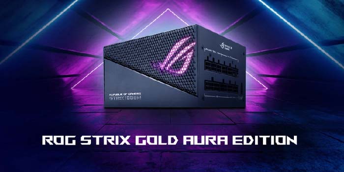 TNC Store Nguồn ASUS ROG STRIX AURA GAMING PCIE 5.0 850W 80 Plus Gold Full Modular