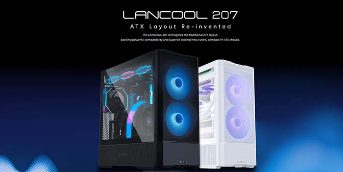 TNC Store Vỏ Case Lian Li LANCOOL 207RX Black LAN207RX