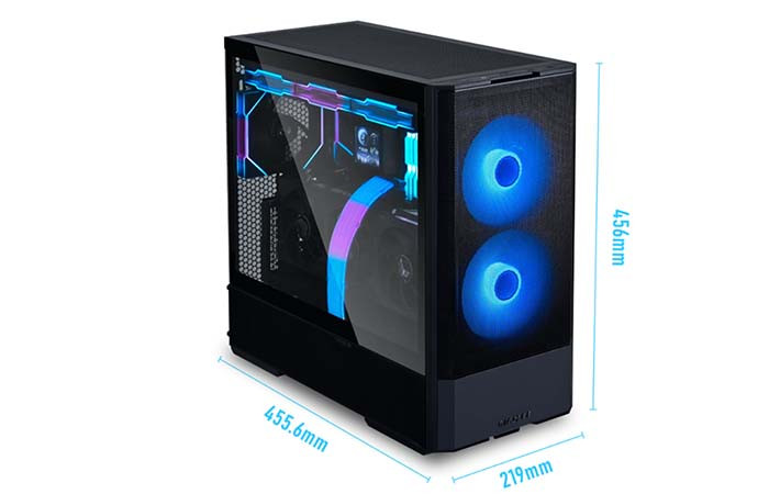 TNC Store Vỏ Case Lian Li LANCOOL 207RX Black LAN207RX