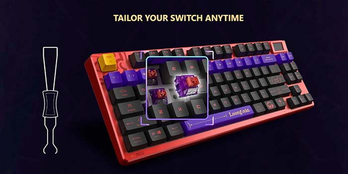 TNC Store Bàn Phím Cơ MSI Forge TKL Wireless MLG Edition