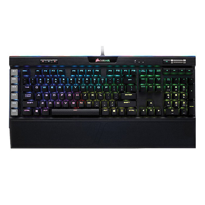 TNC Store Keyboard Corsair K95 RGB Platinum Mechanical Cherry MX Speed Black