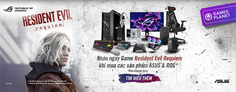 TNC Store Mua Linh Kiện ASUS/ROG Tặng Code Resident Evil Requiem