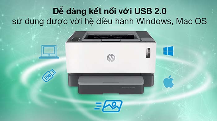 TNC Store Máy In Đen Trắng HP Neverstop Laser 1000A (4RY22A) - Đơn Năng