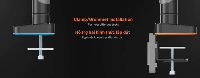 TNC Store Giá đỡ màn hình Human Motion T9 Pro II RGB