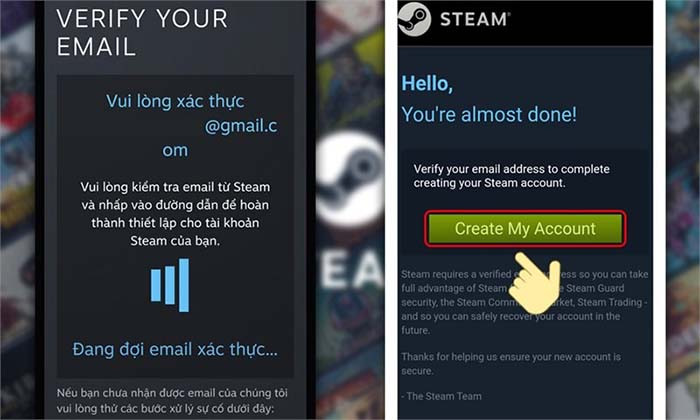 TNC Store Cách Tạo Tài Khoản Steam